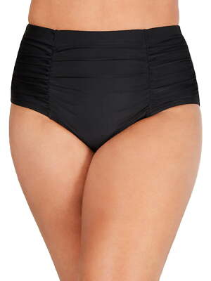 Island Escape NWT Womens Plus Size 20W Beach High Waist Bikini Swimwear Bottom