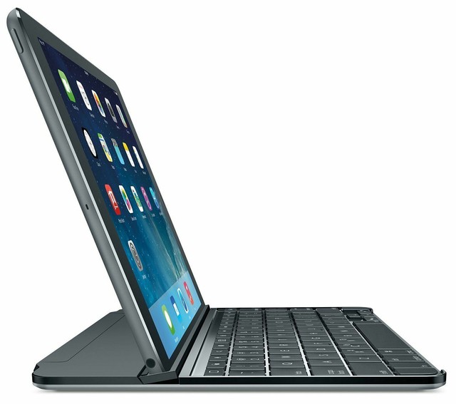 Logitech Ultrathin Magnetic Clip On Keyboard Cover For Ipad Air Space Gray For Sale Online Ebay