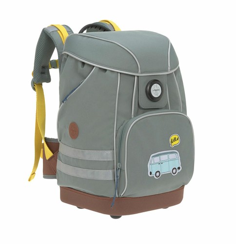 Lässig Magic School Set Schulranzen Tasche Adventure Bus Grün - Bild 2 von 4