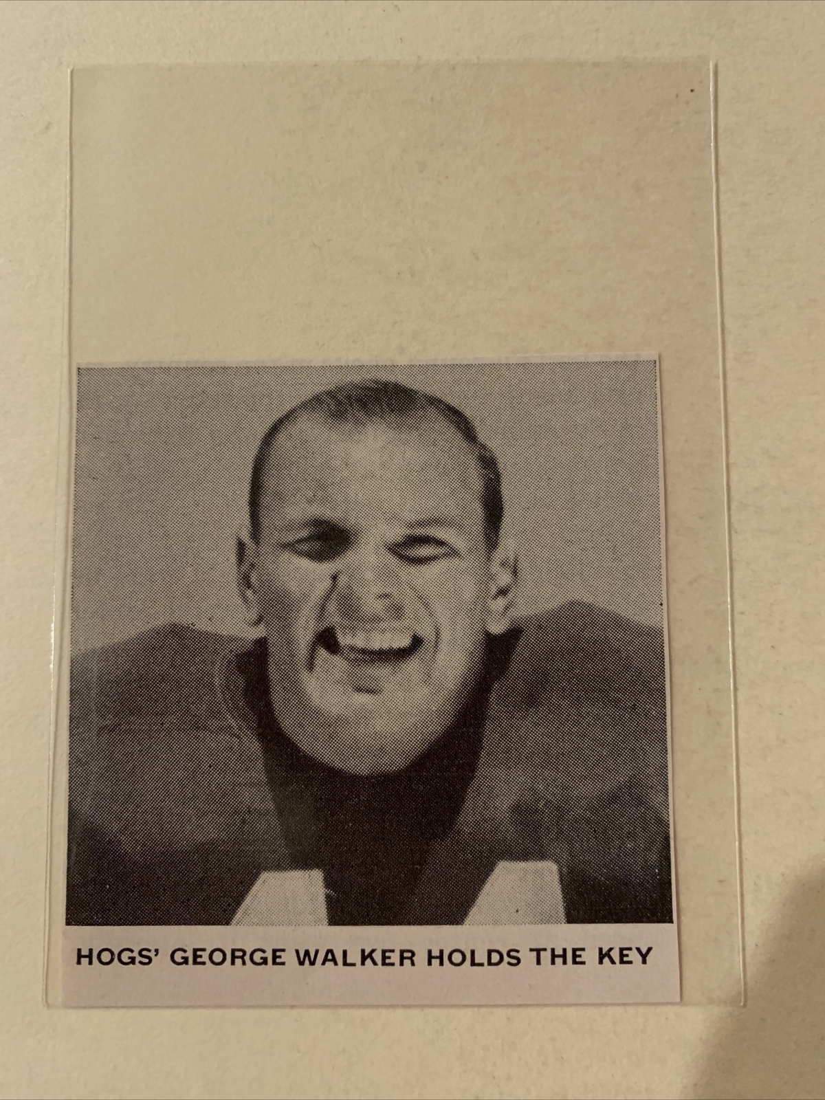 Walker Arkansas Razorbacks 1957 Football SI Panel RARE! eBay