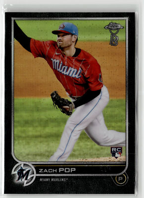 2022 Topps Chrome Ben Baller Edition #41 Zach Pop Miami Marlins
