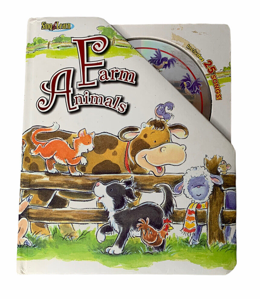 Sing & Learn Farm Animals Childrens Hardcover Book and Music Song CD  9780769654294 | eBay