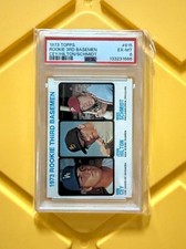 1973 Topps Mike Schmidt and Ron Cey Rookie Card RC #615, PSA 6 EX-MT Beauty, HOF. rookie card picture