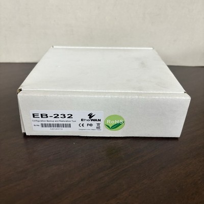 NEW EtherWAN  EB-232 Configuration Backup and Restore Tool