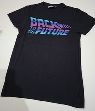 Back To The Future T Shirt (Black) Small - Fancy Dress Musical