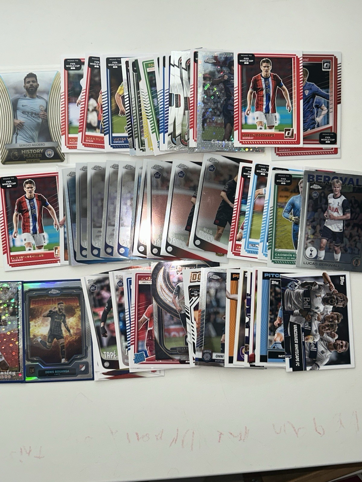 Panini Premier League Soccer lot/Donruss/Topps Chrome Rookie Haaland Emi  view 3