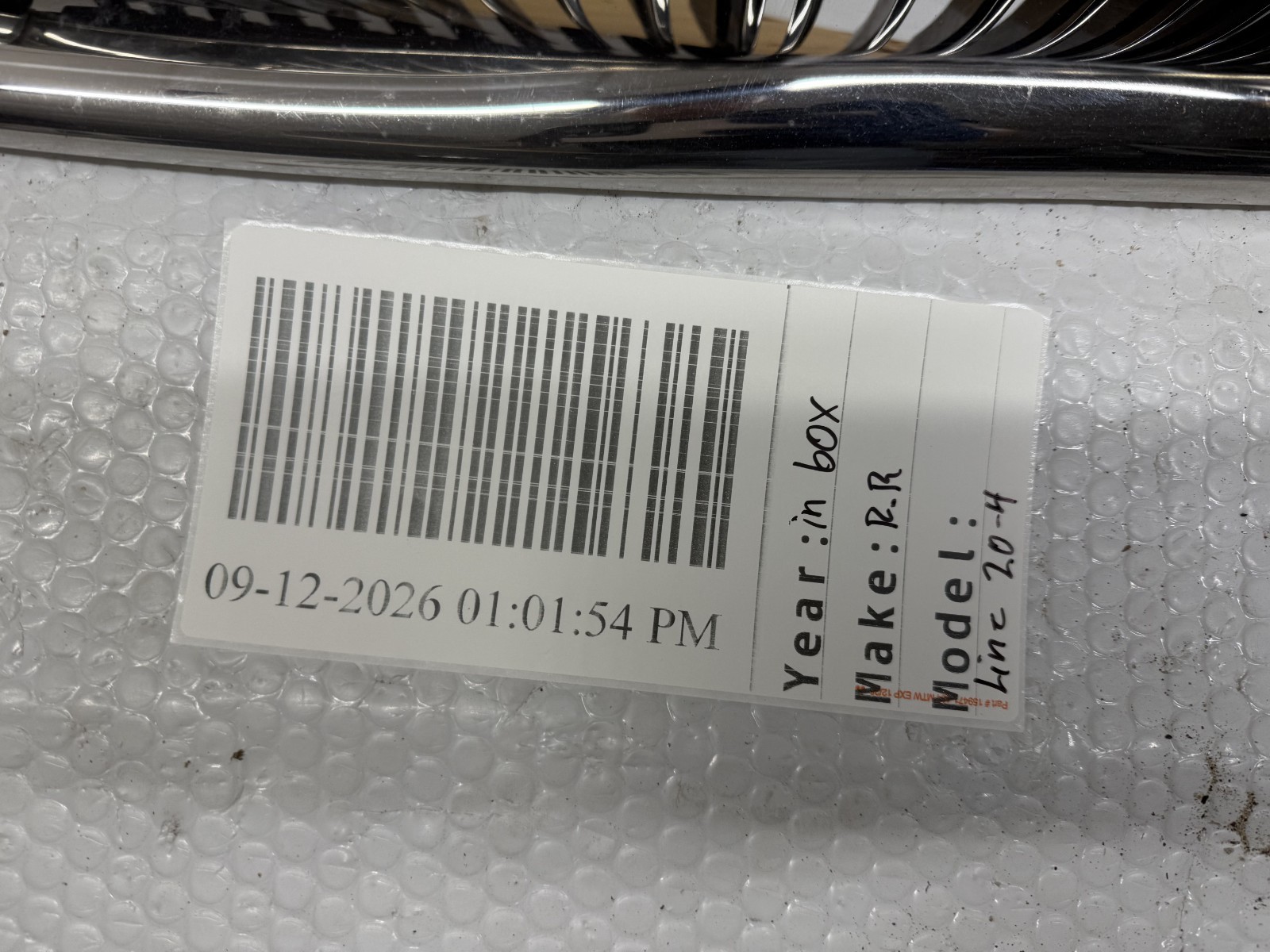 Rolls-Royce Wraith 2013-2023 Bumper grille Chrome