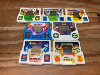 Lot of 7 Tiger Electronic Hand Held Video Games - Double Dragon II + Many Sports