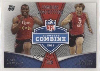 2011 Topps Rising Rookies Combine Competition Blaine Gabbert Cam Newton RC 04ny