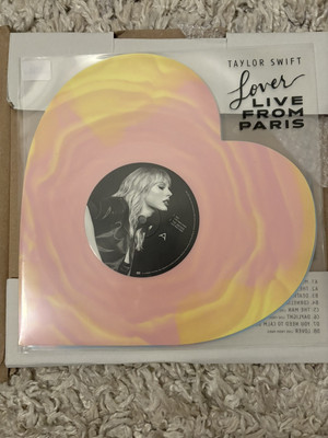 NEW Taylor Swift Lover Live From Paris Heart Shaped Vinyl SHIPS TODAY