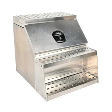 24"X28"X25" Heavy Duty Side Mount Truck Tool Box w/ T-Handle Latch Storage Box