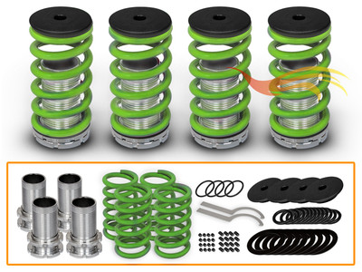 JDM GREEN Lowering Adjustable Coilover Coil Springs For 99-04 TL / 01-03 CL