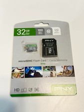 PNY 32GB Elite Class 10 U1 microSDHC Flash Memory Card W/ Adapter - Open Box
