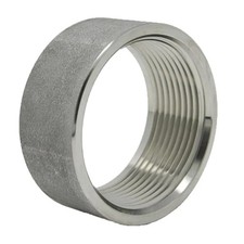 2 1/2" Inch Half Coupling Threaded 304 Stainless Steel 2" 2 inches, Silver