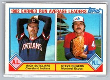 1983 Topps #707 19Rick Sutcliffe Steve Rogers