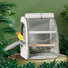 Bird Carrier Backpack Portable Pet Travel Cage for Parrots Small Pets Outdoor