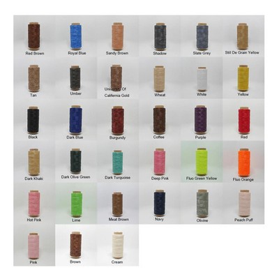 150D 0.8mm Thickness 260 Meters Long Flat Braided Polyester Waxed Thread DIY