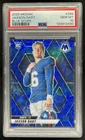 2025 Panini Mosaic Jaxson Dart Rookie Variation RC Blue Scope Prizm #288 PSA 10