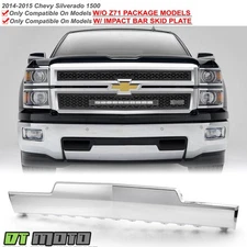 2014-2015 Chevy Silverado 1500 Truck w/o Z71 Front Bumper Skid Plate GM1087249C