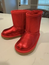 Uggs Red New Never Used Size 9 Toddler