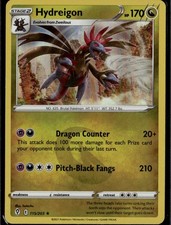 Carta Pokemon Drago Hydreigon Holo rara SWSH07 Evolving Skies 115/203