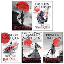 Brandon Sanderson 5 Books Set The Way Of Kings Book, Words Of Radiance Book