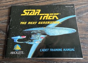 Star Trek: The Next Generation MANUAL ONLY (Nintendo, NES 1993) Combine 📫 HTF🔥