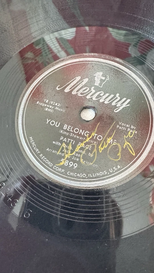 TWO SIGNED Patti May Vinyl LPs-I Don’t Care If He Sun Don’t Shine, YouBelongToMe Foto 3 de 4