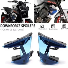 Side Downforce Naked Spoilers Fixed Fairing Wing For Yamaha MT-09 SP 2018-20