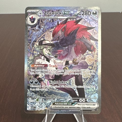 N's Zoroark ex 286/217 Special Illustration Rare Ascended Heroes Pokemon Card