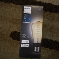 Philips Hue White Ambiance Filament ST19 Bluetooth LED Smart Bulb