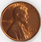 1954 S Lincoln Wheat Cent GEM BU RED Brilliant Uncirculated 1c Coin Free Post