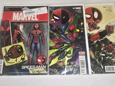  Spider-Man  Deadpool 1B, 2A, & 3A Joe Kelly Ed McGuinness 2016 Marvel Comics