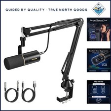 High-Sensitivity Dynamic Microphone for Clear Vocals in Streaming and Recording