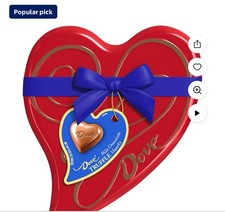 Dove Milk Chocolate Truffle Heart Valentine s Day Candy Gift Heart Box Ten 5.82