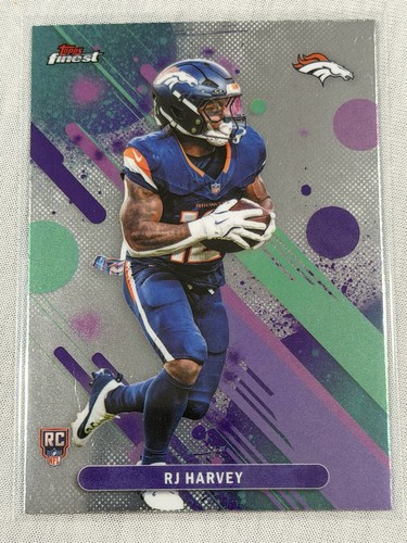 2025 Topps Finest RJ Harvey Rookie Denver Broncos #15 🔥