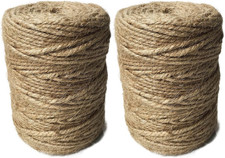 Jute Twine 3mm Thick 656 Feet Best Arts Crafts Twine Industrial Packing Mater...