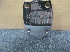 Genuine Vintage Fender Shield-Shape Neck Plate Serial 02915