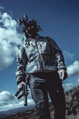 Qilo Whitephosphor Summit-X Jacket Blueberry Choco Chip Small not wrmfzy supdef