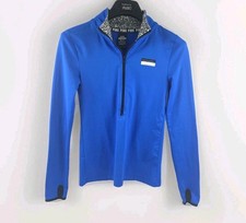 Victoria's Secret Pink Ultimate Logo 1/2 Zip Pullover Sweater W/ Thumbholes XS