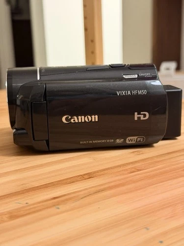 Canon VIXIA HF M50 HD Camcorder 64GB  Tested Working Read - product listing photo