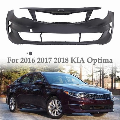 Front Bumper Cover Primed For 2016 2017 2018 KIA Optima EX LX 1.6T