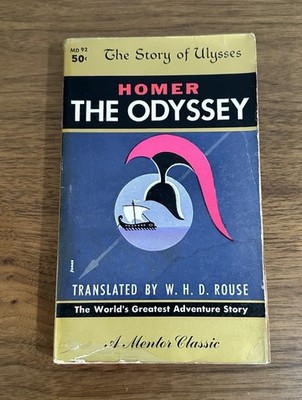 Homer The Odyssey Mentor Classic Paperback Trans. W.H.D. Rouse New Am Lib 1949