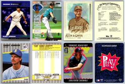Randy Johnson 4 Card Lot - Seattle Mariners / Big Unit / Diamondbacks / RC - HOF