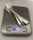 KIRK STIEFF - WADEFIELD - STERLING - 4 SALAD FORKS - SILVERWARE FLATWARE 6 3/8"