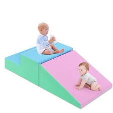 Toddler Climb and Crawl Foam Play Set Baby Soft Safe Foam Playset Activity Toy