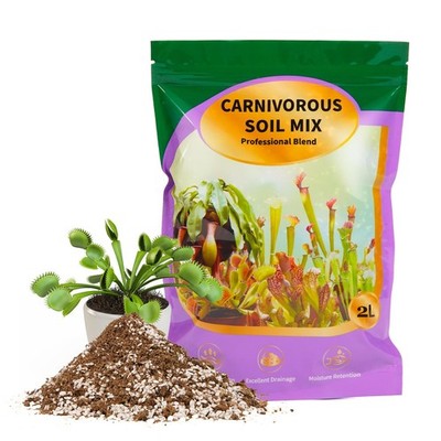 Carnivorous Plant Soil Mix 2qt  Peat Moss & Perlite for Venus & Pitcher Plants