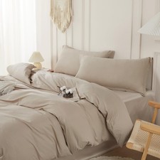 Duvet Cover Set Queen Size 100 Organic Cotton, Soft Bedding Comforter Cover ...