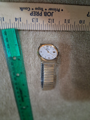 Jul Jurgen gold white face ladies watch quarts metal wrest band untested