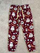 Wizarding World Harry Potter Pajama Pants Size Small 4-6 Platform 9 3/4 Hedwig